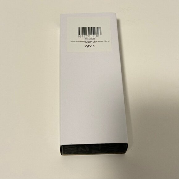 NWT - Disney Minnie Mouse Silver watch for ladies, Vintage style. Red leather st - Picture 10 of 16